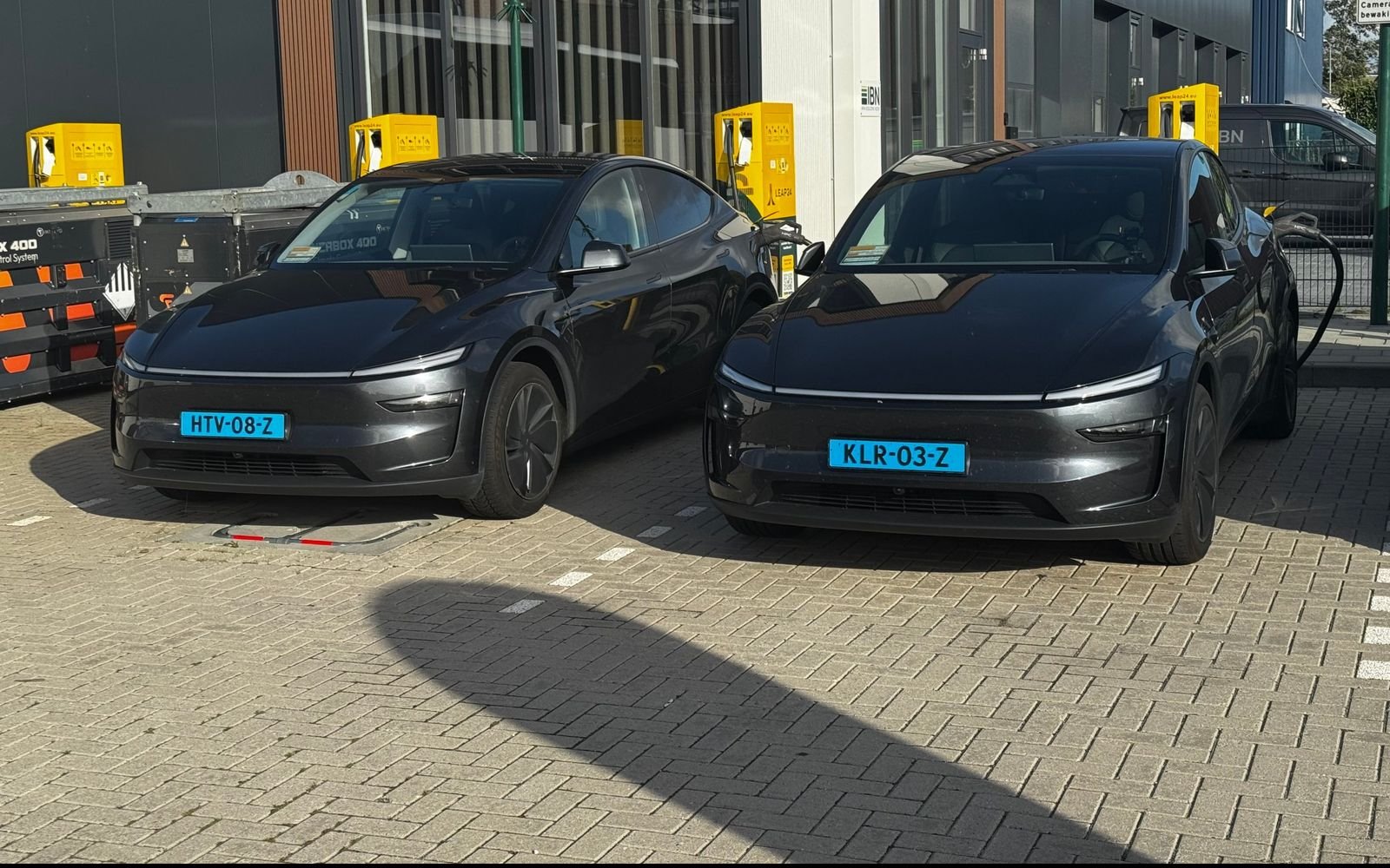 Elektrische auto's van Zorgvervoer Groningen